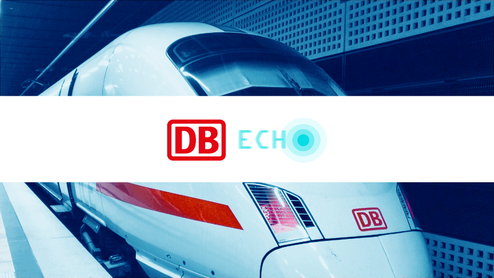 DB setzt auf KI: Wie das Innovationsprojekt DB ECHO dabei hilft, Störungen im deutschen Bahnverkehr zu reduzieren Logo